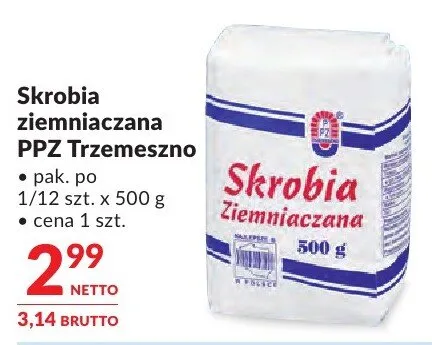 Skrobia ziemniaczana PPZ Trzemeszno promocja w Makro
