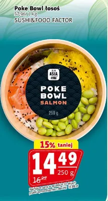 Poke Bowl łosoś Asia 4You promocja w Prim Market