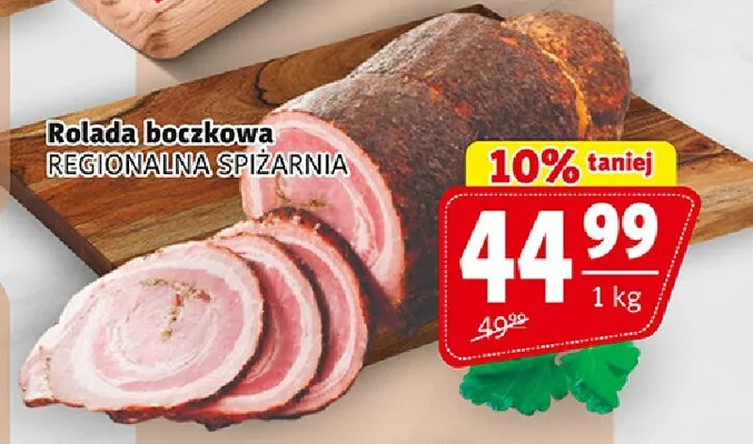 Rolada boczkowa Regionalna Spiżarnia promocja w Prim Market