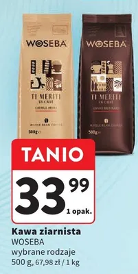 Kawa ziarnista wybrane rodzaje promocja w Intermarche