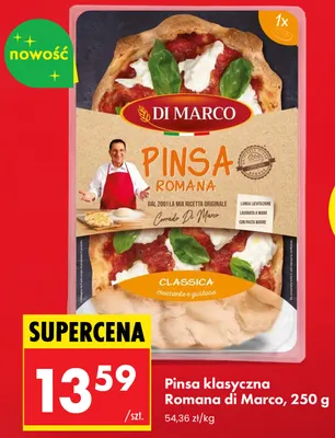 Pinsa klasyczna Romana Di Marco promocja w Biedronka