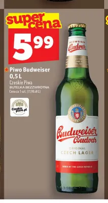 Piwo Budweiser promocja w TOPAZ