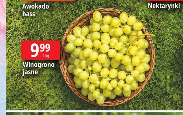 Winogrono jasne promocja w Leclerc
