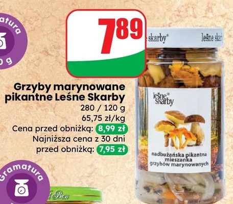 Grzyby marynowane pikantne Leśne promocja w Dino
