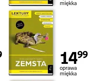 Książka Zemsta Aleksander Fredro oprawa miękka promocja w Empik