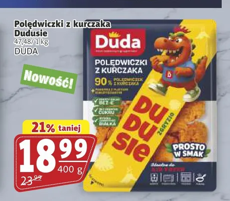 Polędwiczki z kurczaka Dudusie Duda promocja w Prim Market