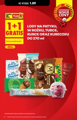 Lody na patyku Marletto Crunch Classic promocja w Biedronka