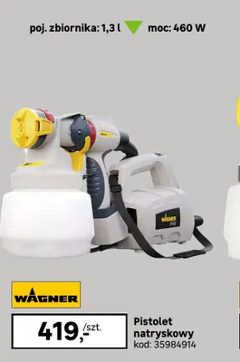 Pistolet natryskowy Wagner promocja w Leroy Merlin