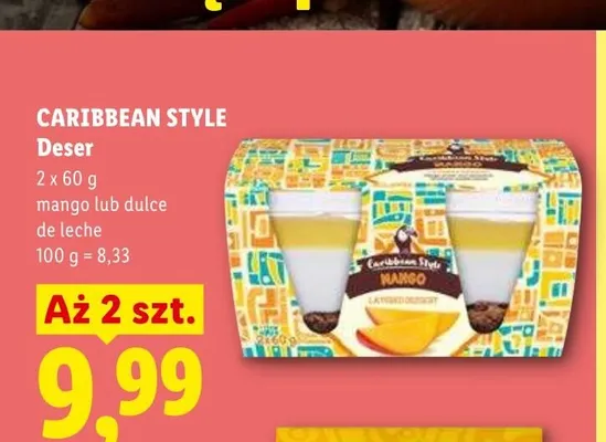 Deser Caribbean Style promocja w Lidl