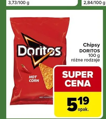 Chipsy DORITOS promocja w Carrefour Express