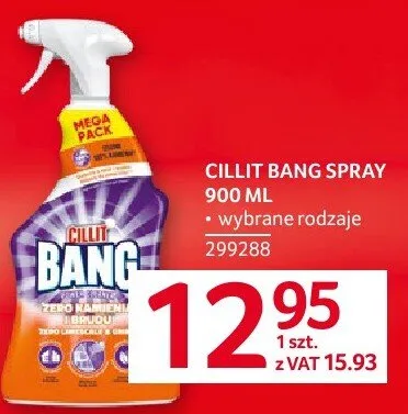 Spray Cillit Bang promocja w Selgros