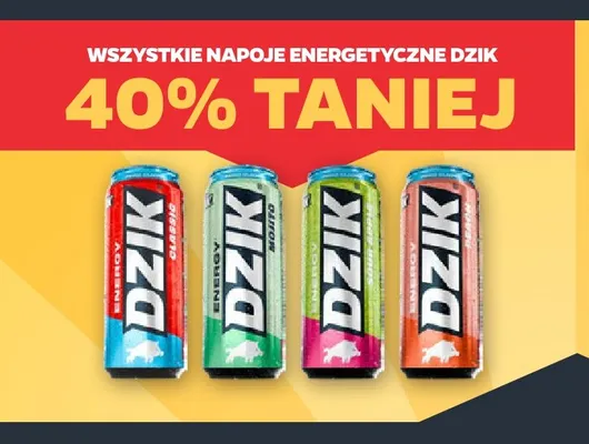 Napój energetyczny cranberry Delito promocja w Netto