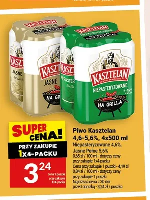 Piwo Kasztelan promocja w Twój Market
