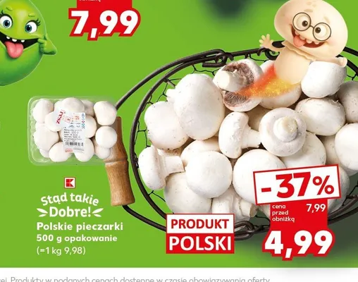 Pieczarki polskie promocja w Kaufland