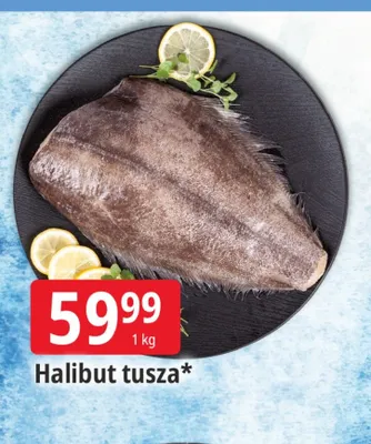 Halibut tusza promocja w Leclerc
