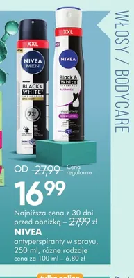 Antyperspirant w sprayu Nivea promocja w Super-Pharm