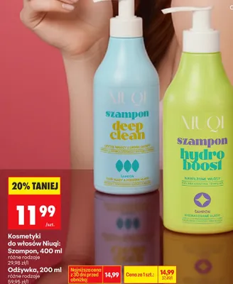 Szampon do włosów Deep Clean promocja w Biedronka