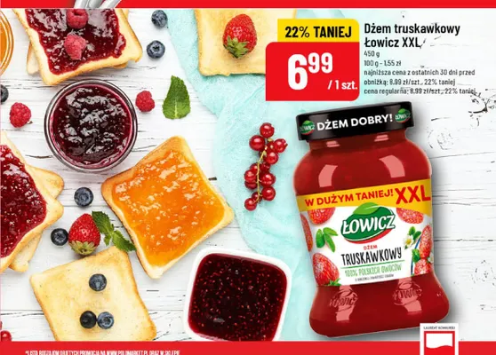 Dżem truskawkowy Paquito promocja w POLOmarket