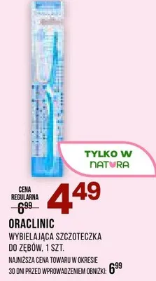 Wybielająca szczoteczka do zębów promocja w Drogerie Natura