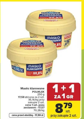 Masło klarowane promocja w Carrefour Market
