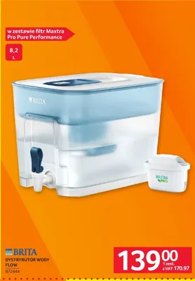 Dystrybutor wody Brita Flow promocja w Selgros