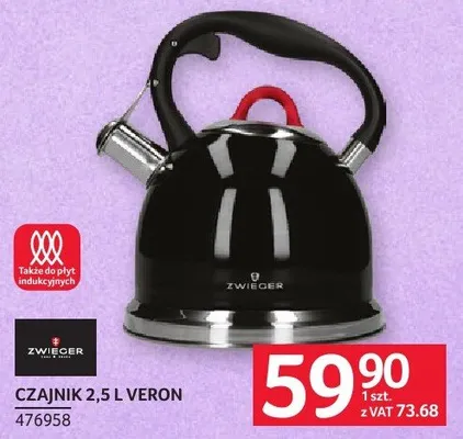 CZAJNIK 2.5 L VERON promocja w Selgros