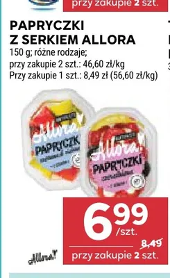 Papryczki z serkiem Allora promocja w Stokrotka