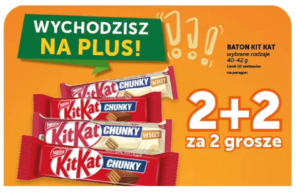 Baton KitKat Chunky promocja w Groszek