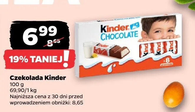 Czekoladka Kinder maxi promocja w Netto