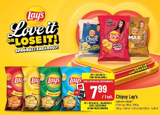 Chipsy Lay's Green Onion Mega Pack promocja w POLOmarket