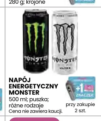 Napój energetyczny Monster promocja w Stokrotka