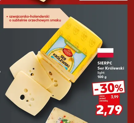 Ser Królewski light Sierpc promocja w Kaufland