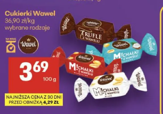 Cukierki Wawel promocja w Delikatesy Centrum