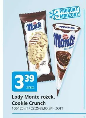Lody Monte Cookie Crunch promocja w Marketvita