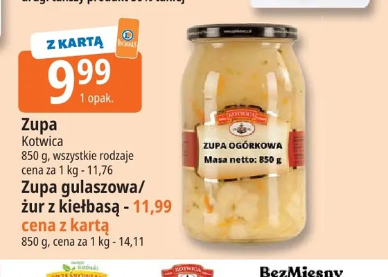Zupa Kotwica promocja w Leclerc