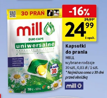 Kapsułki do prania Mill Duo Caps promocja w Intermarche