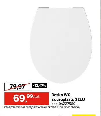 Deska Wc z duroplastu Selu promocja w Leroy Merlin