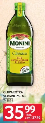 Oliwa extra vergine Monini Classico 750 ml promocja w Selgros