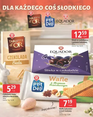 Śliwki w czekoladzie i polewie kakaowej promocja w Leclerc