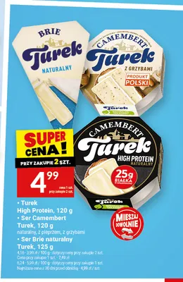 Ser Camembert z pieprzem Turek promocja w Twój Market