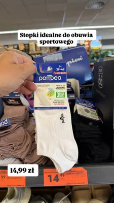 Skarpetki stopki Pompea promocja w Biedronka