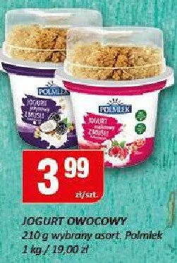 Jogurt owocowy wybrany asortyment promocja w Chorten
