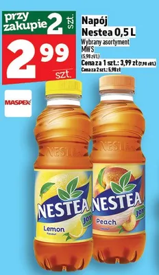 Napój Nestea Peach promocja w TOPAZ