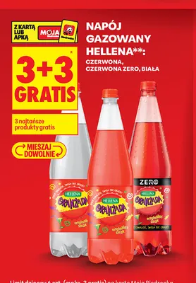 Napój gazowany Hellena czerwona zero promocja w Biedronka