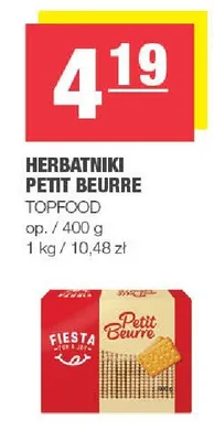 Herbatniki Petit Beurre promocja w SPAR