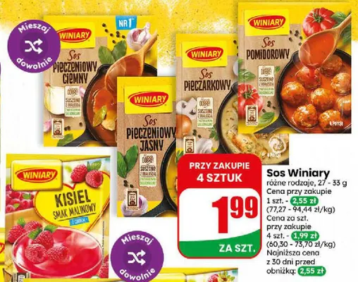 Sos pieczarkowy Winiary promocja w Dino