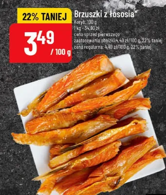Brzuszki z łososia promocja w POLOmarket
