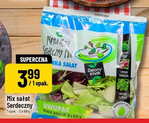 Mix sałat Serdeczny Naturalnie 2-pak promocja w POLOmarket