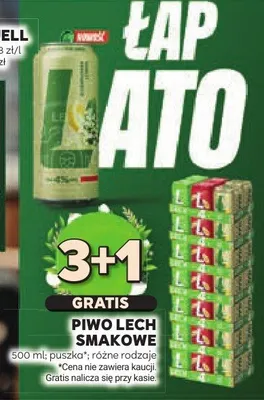 Piwo Lech puszka promocja w Stokrotka