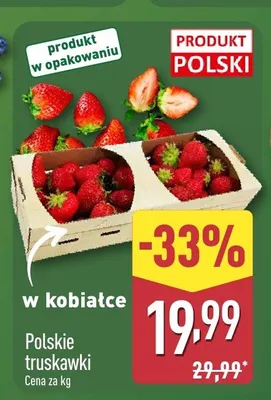 Truskawki polskie promocja w Aldi